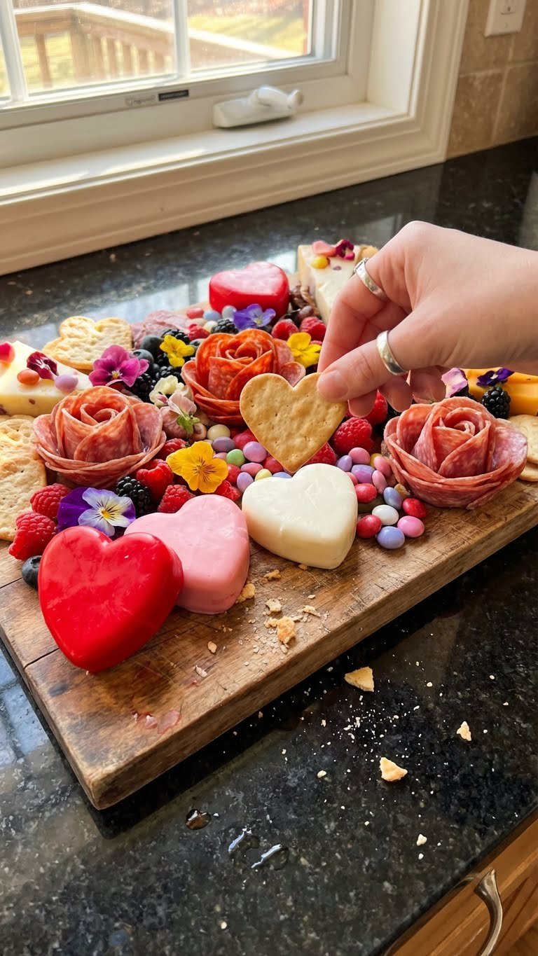 Whimsical Charcuterie Valentine’s Delight