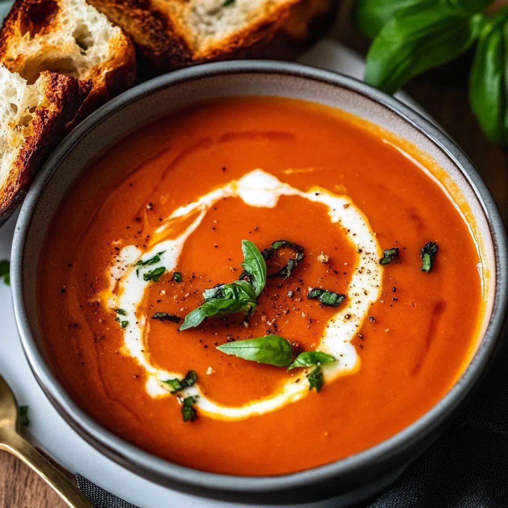 Easy Roasted Tomato Soup