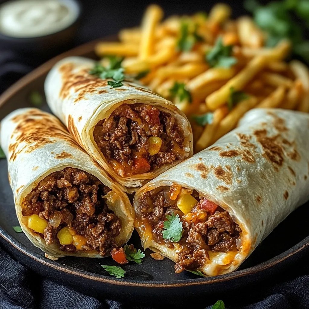 Cheesy Beef Burritos with Fries: An Incredible Ultimate Recipe