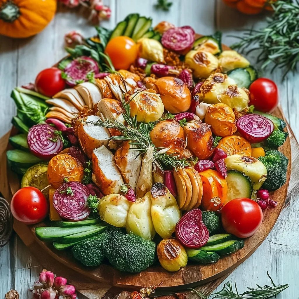 Turkey Veggie Tray