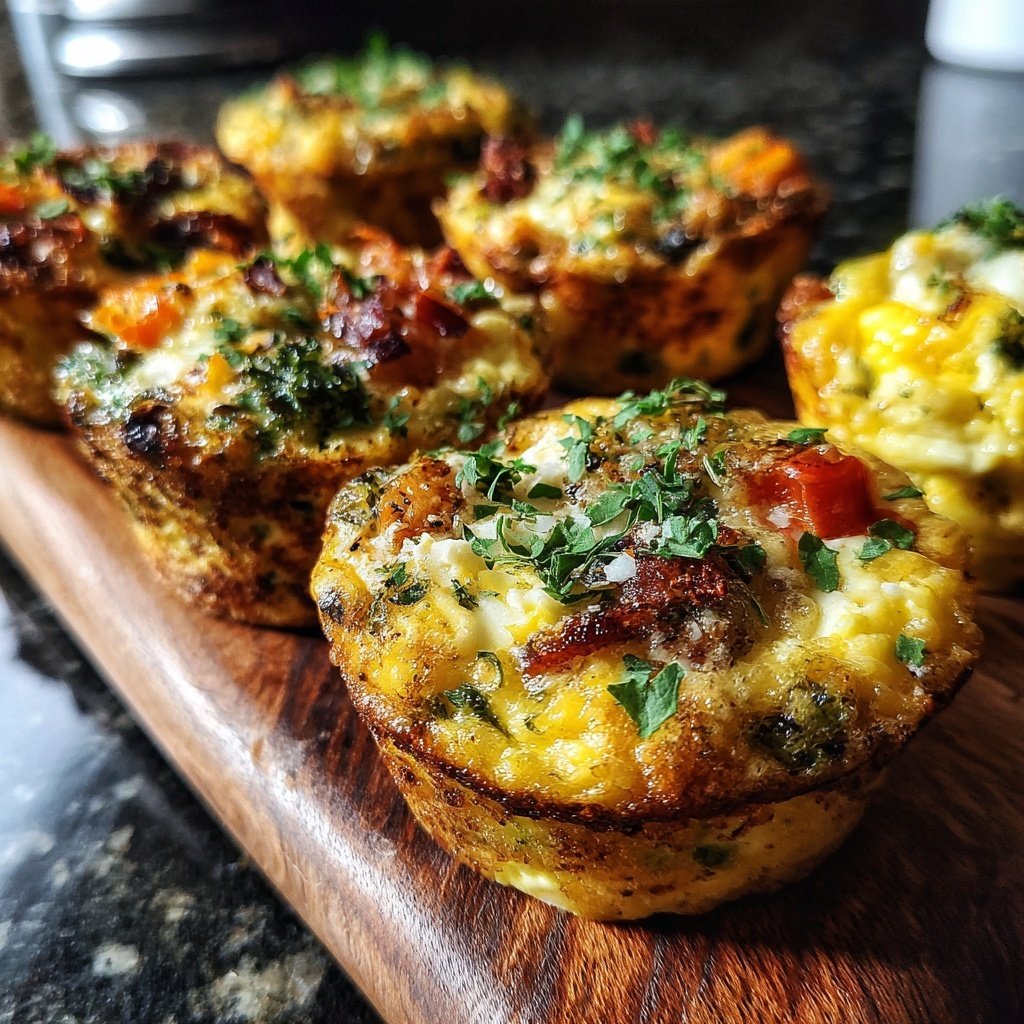 Baked Egg Veggie Cups