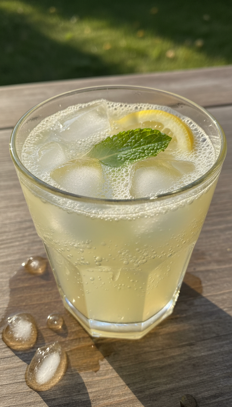 Limoncello Flavored Italian Soda