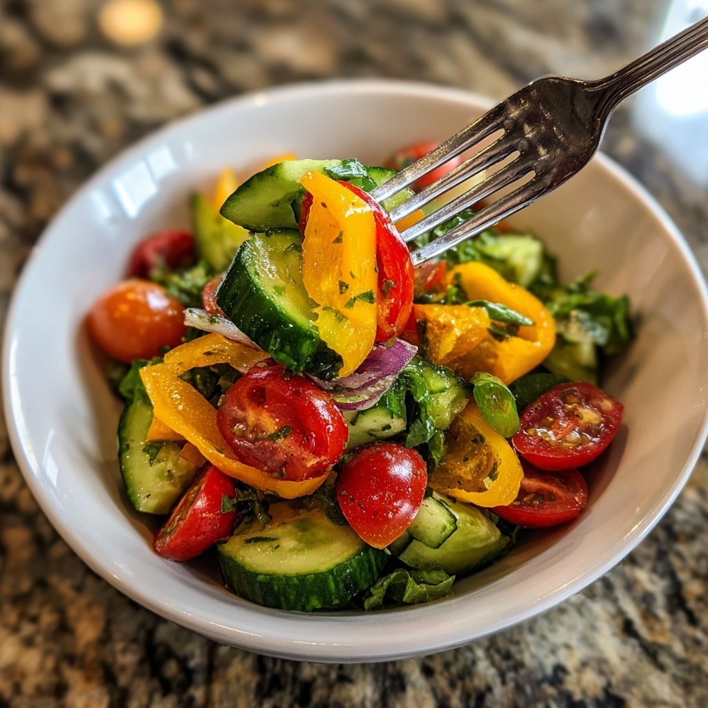 Italian Chopped Veggie Salad