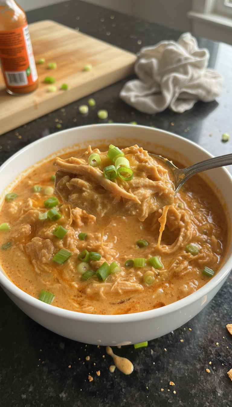 Buffalo Chicken Soup for Cold Days