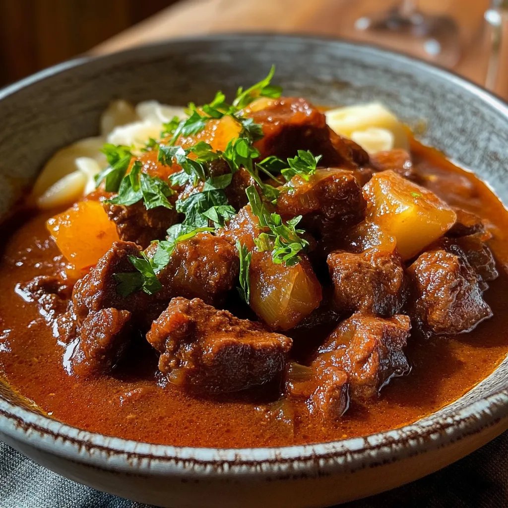 Slow-Cooked Beef Goulash