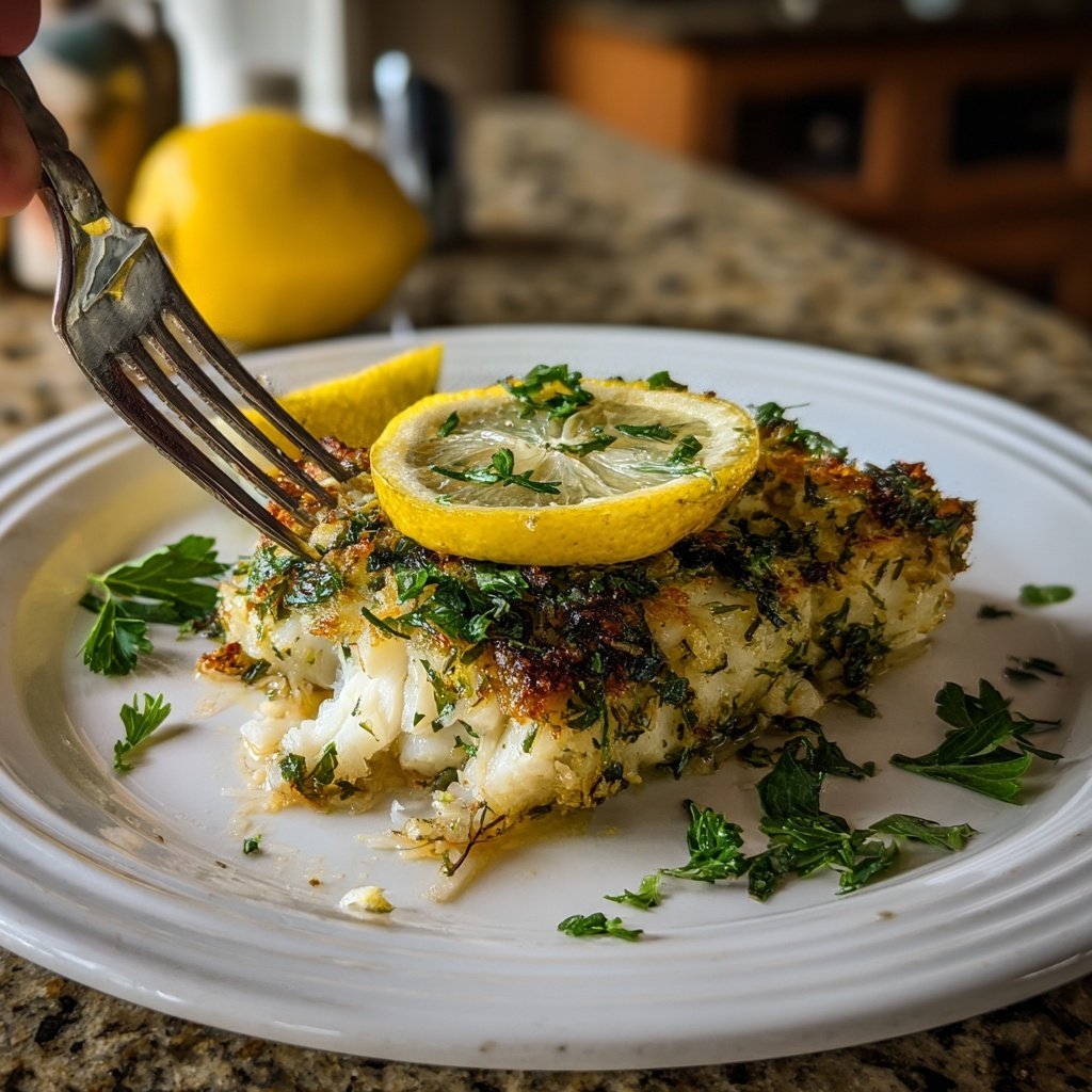 Lemon Herb Baked Cod