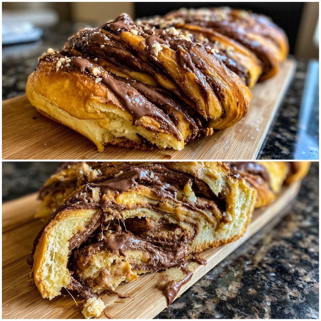 Peanut Butter Chocolate Swirl Bread