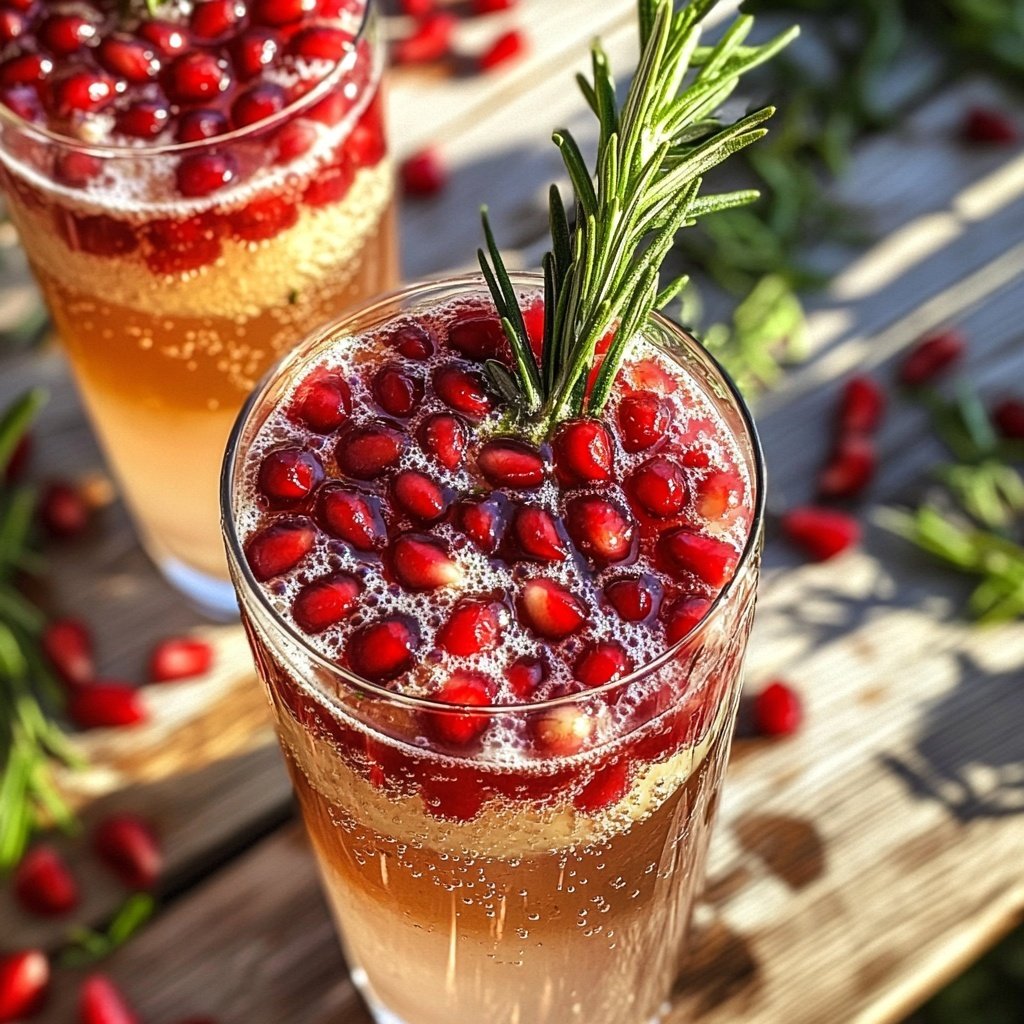 Rosemary Pomegranate Fizz