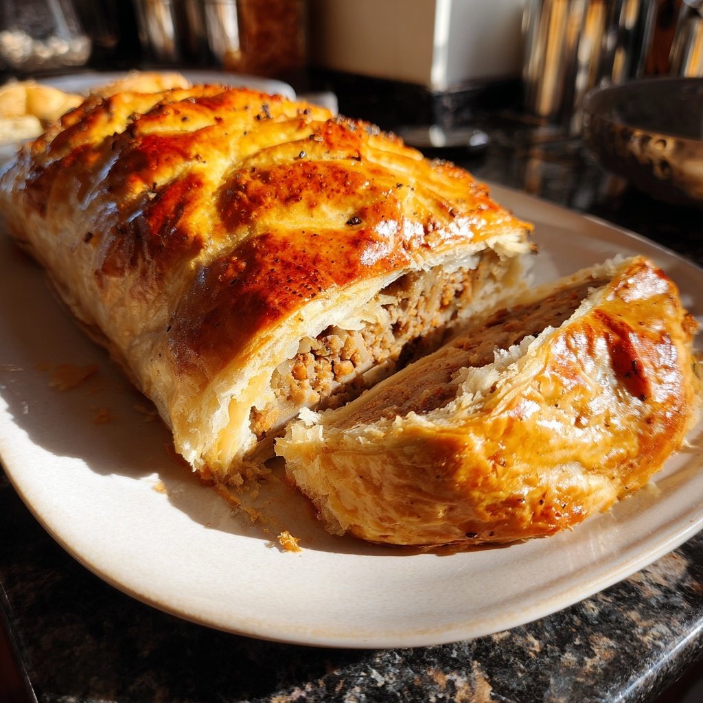 Beef Wellington Mushroom Duxelles Puff