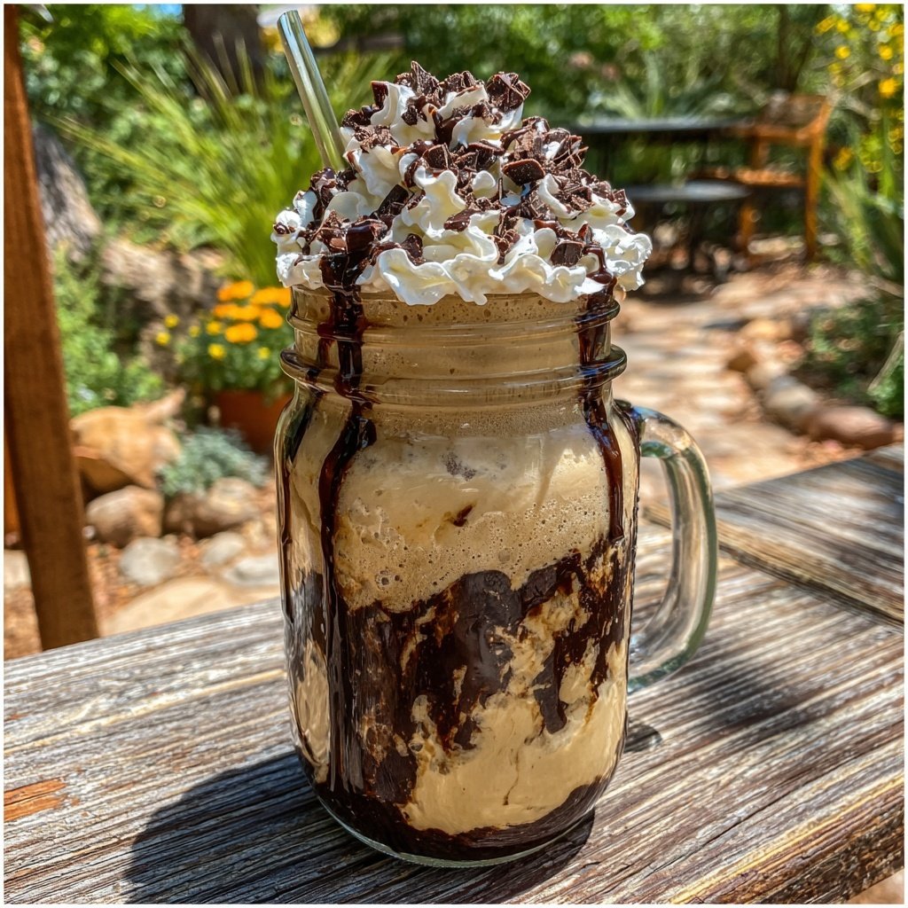 Vanilla Bean Reese's Milkshake