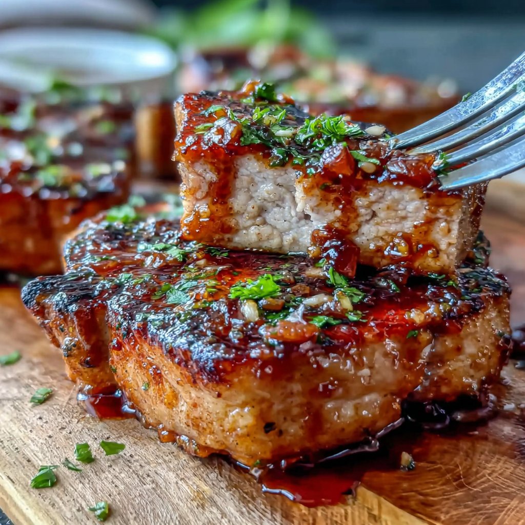 Honey Garlic Pork Chops