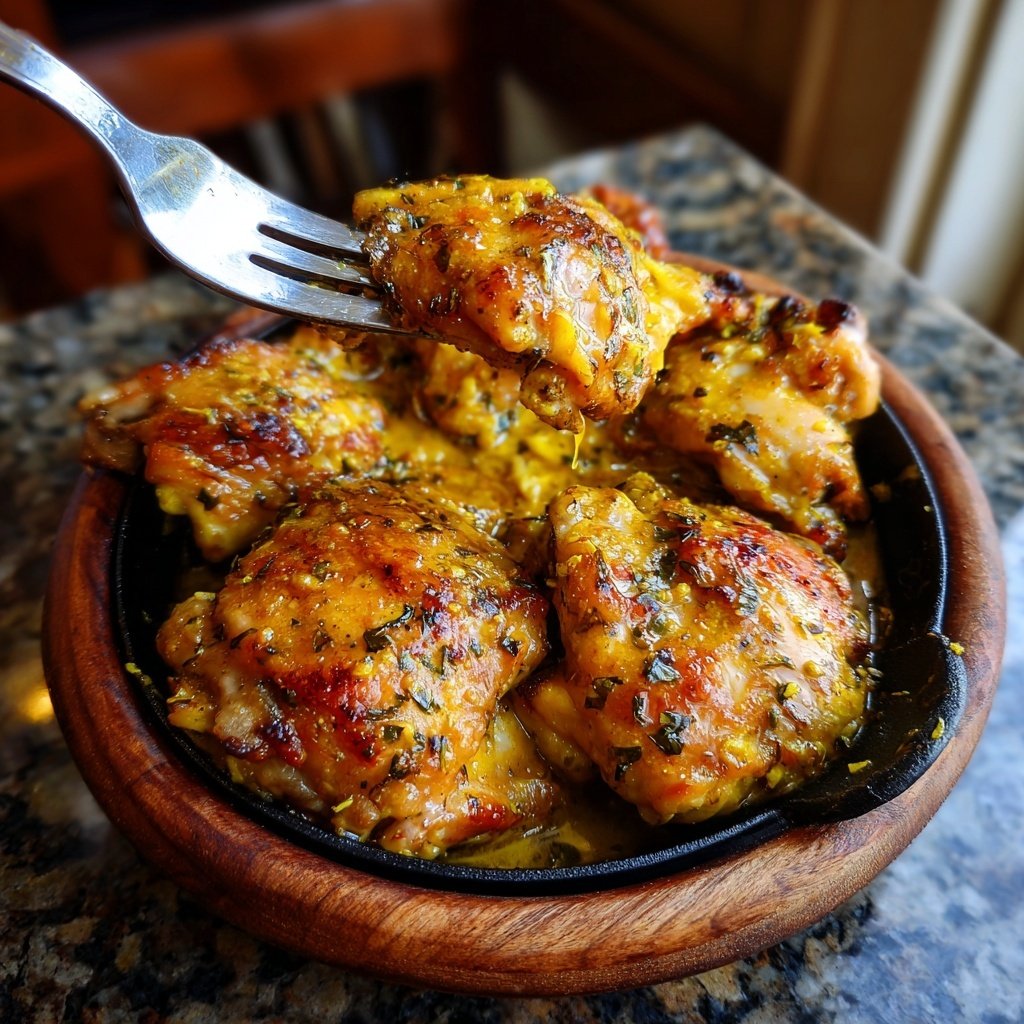 Saffron Lemon Chicken Thighs