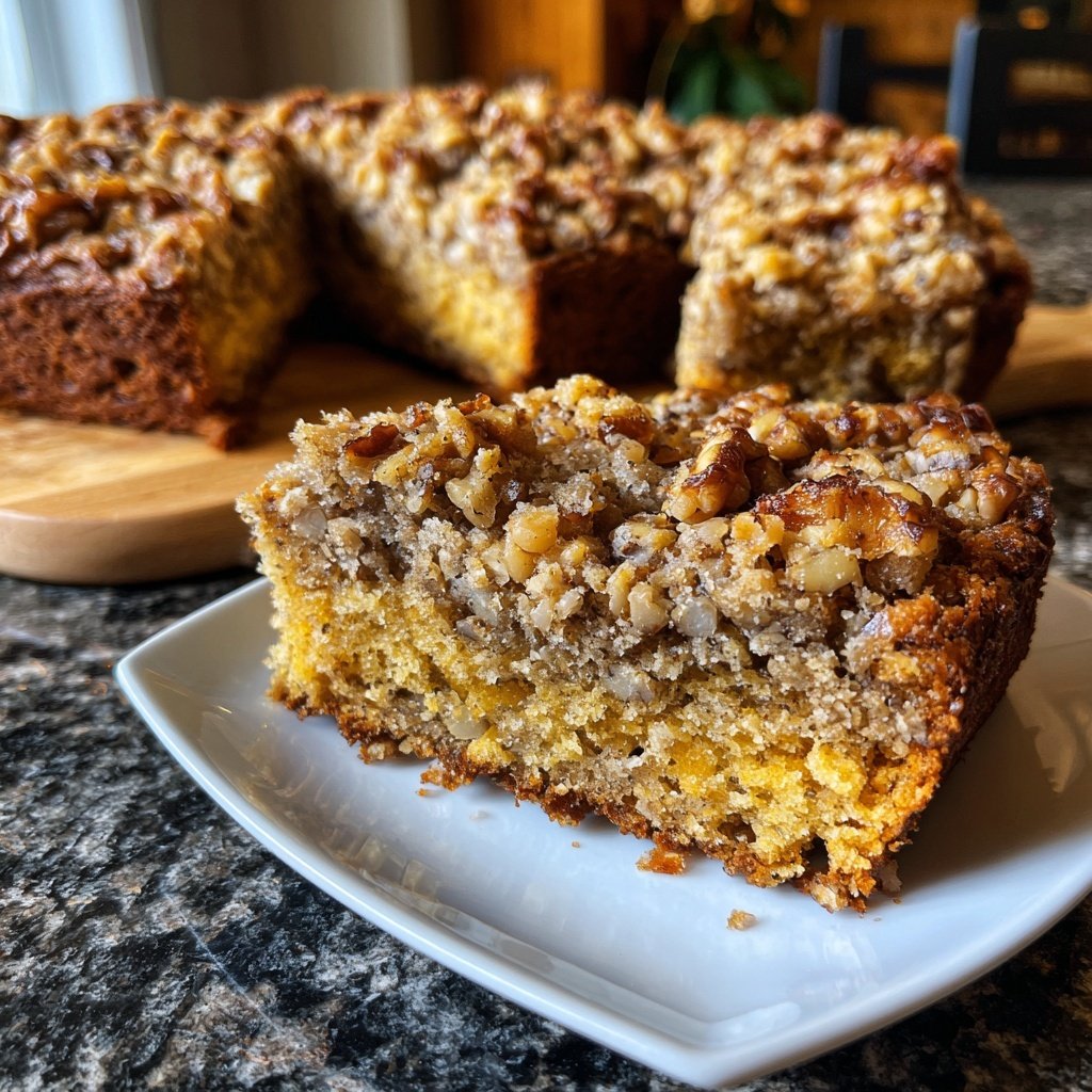 Banana Walnut Coffee Cake