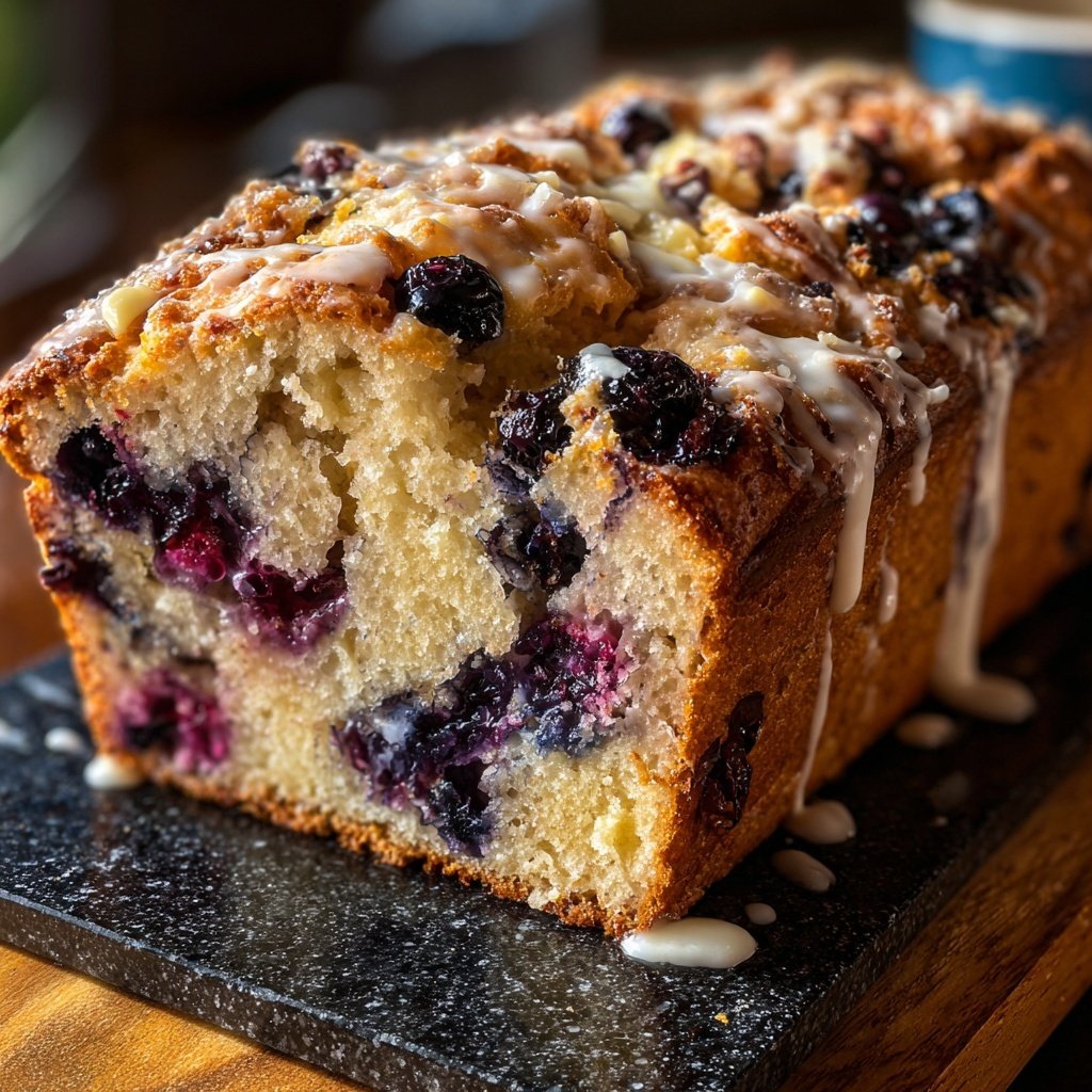Lemon Blueberry Sourdough with White Chocolate