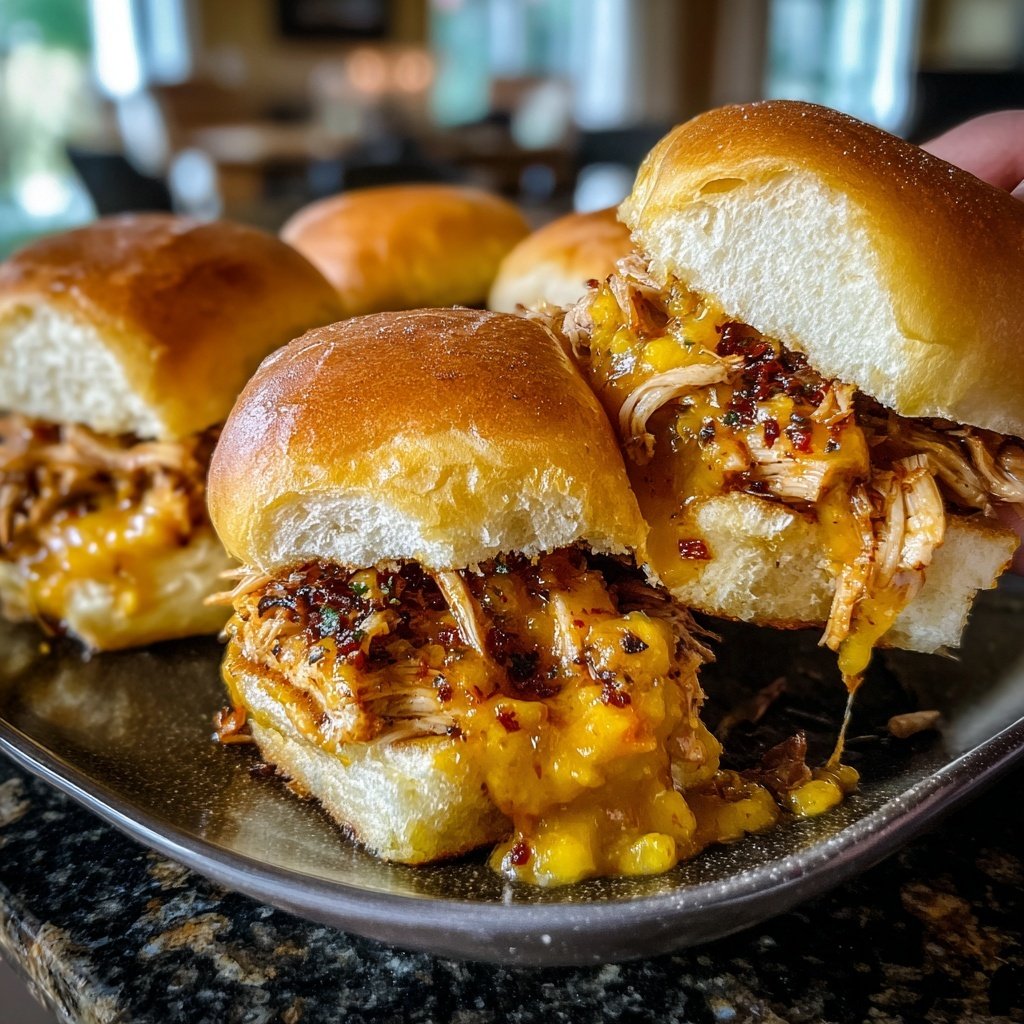 Mango Habanero Chicken Sliders