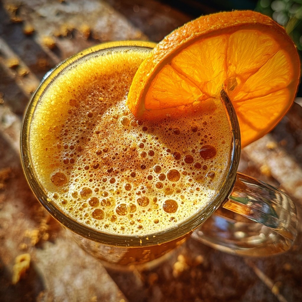 Gingerbread Orange Festive Fizz