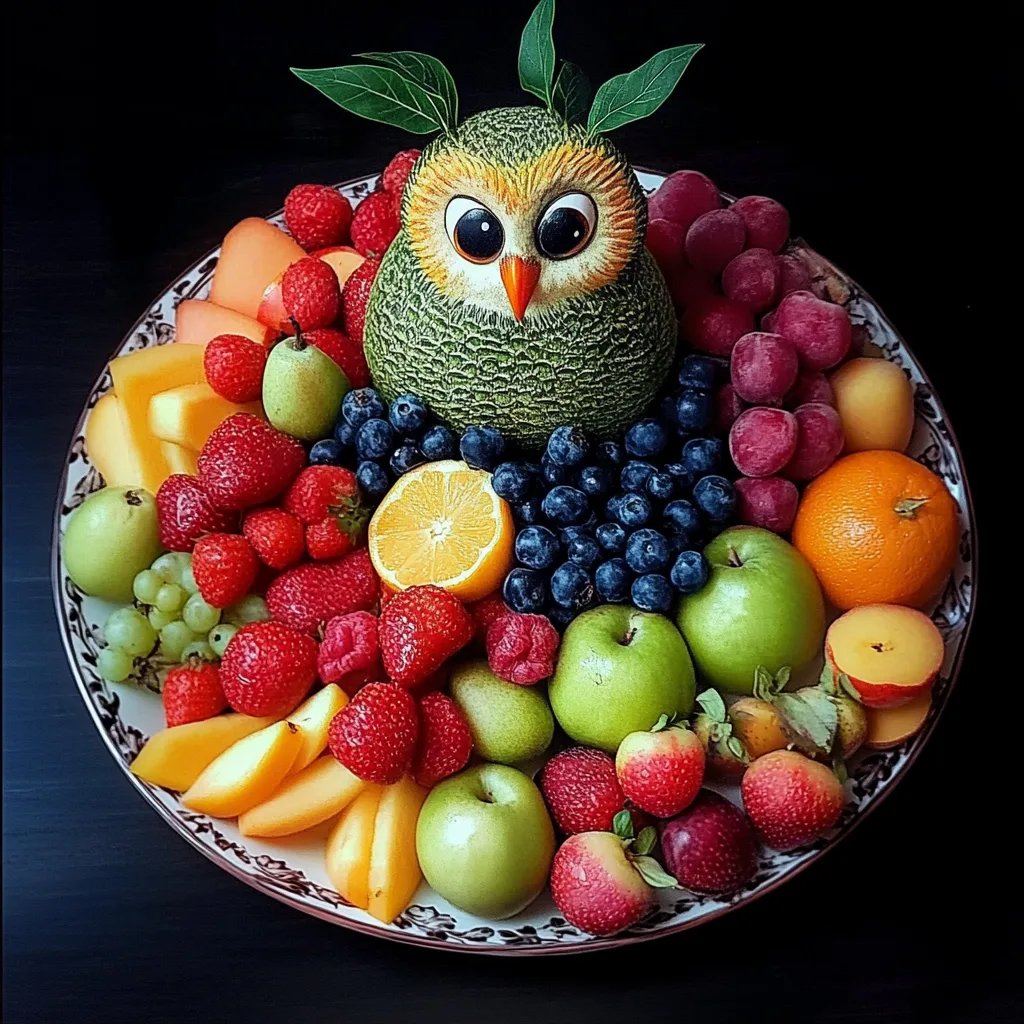 Owl Fruit Platter