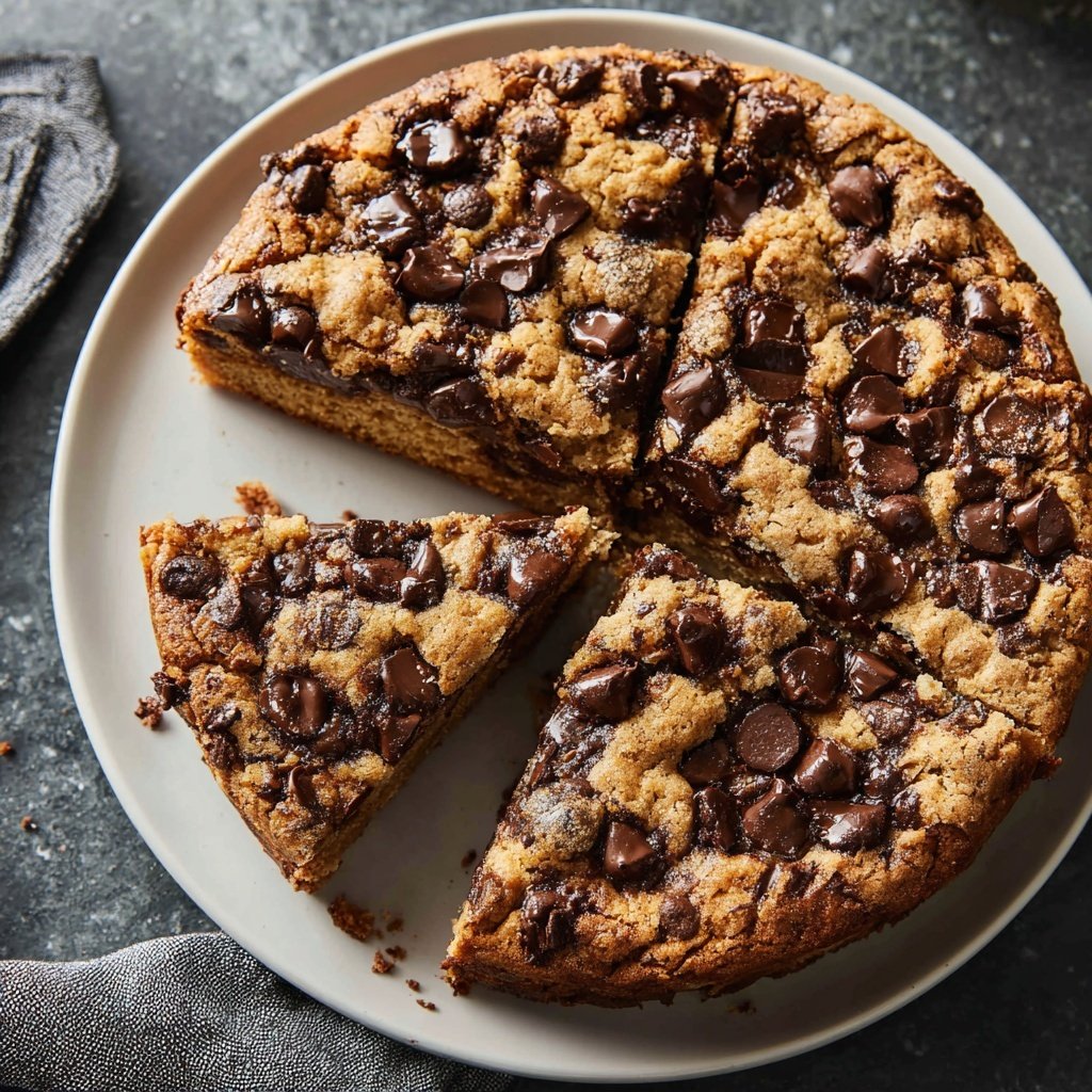 Galentine's Chocolate Chip Cookie Cake