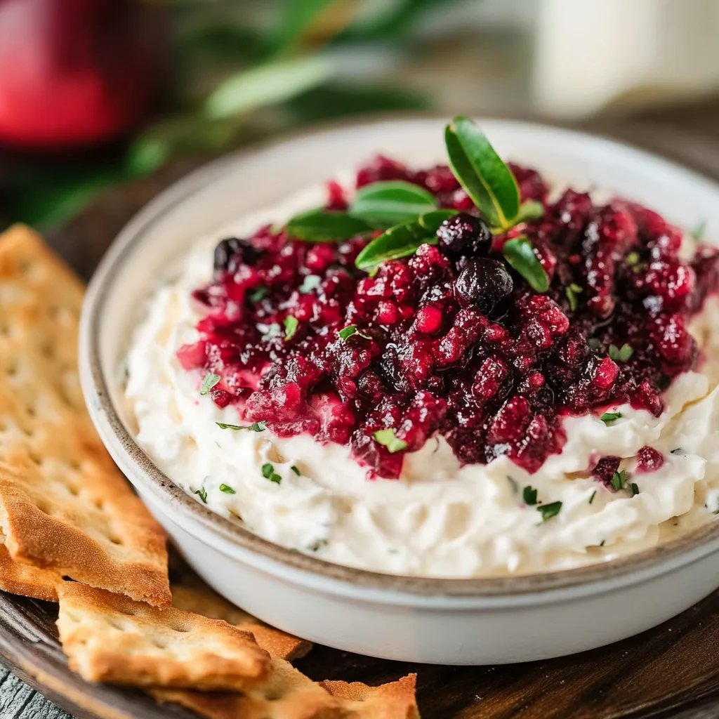 Cranberry Jalapeno Cream Cheese Dip