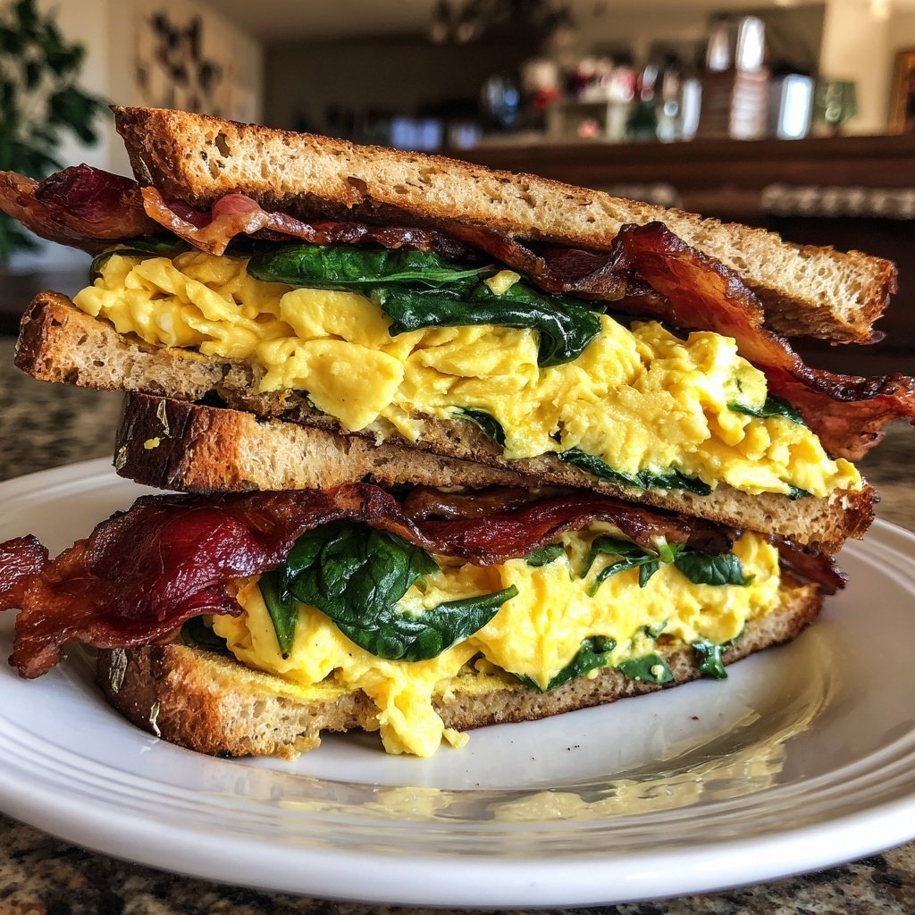 High Protein Breakfast Sandwich