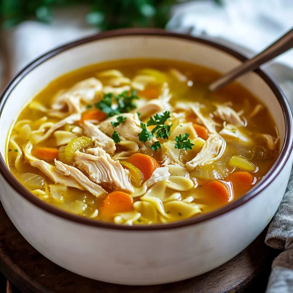 Homemade Chicken Noodle Soup