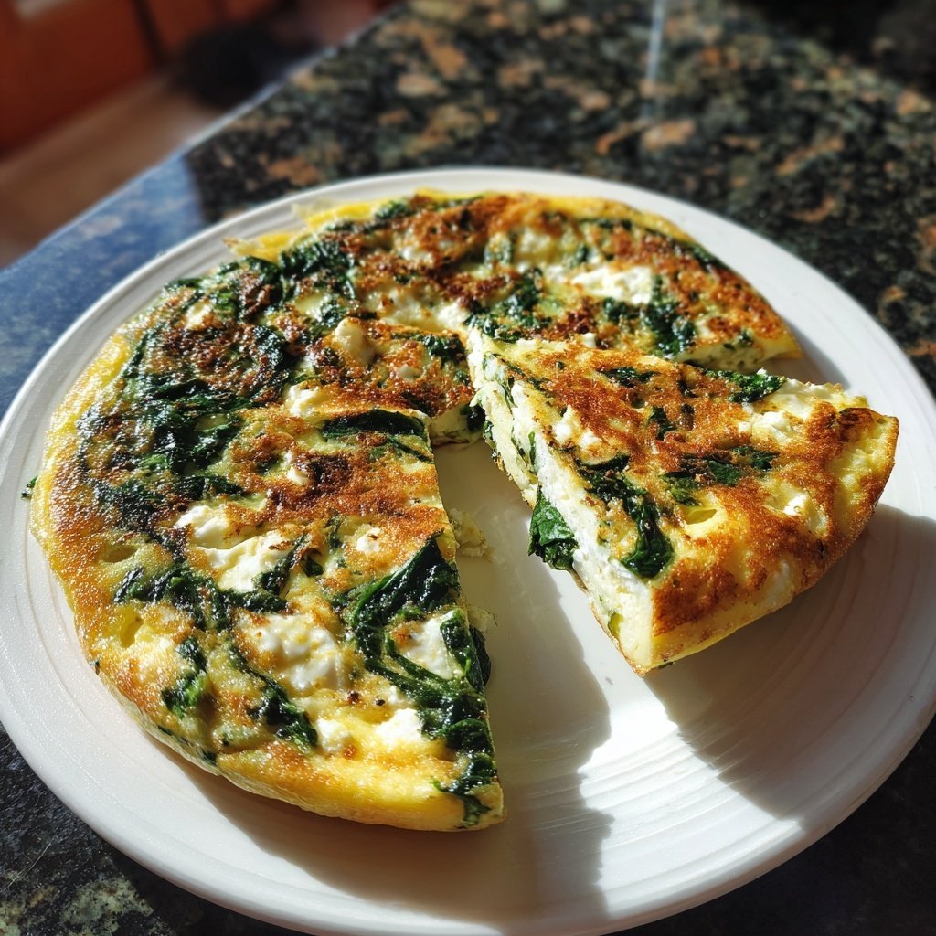 Spinach Feta Omelet