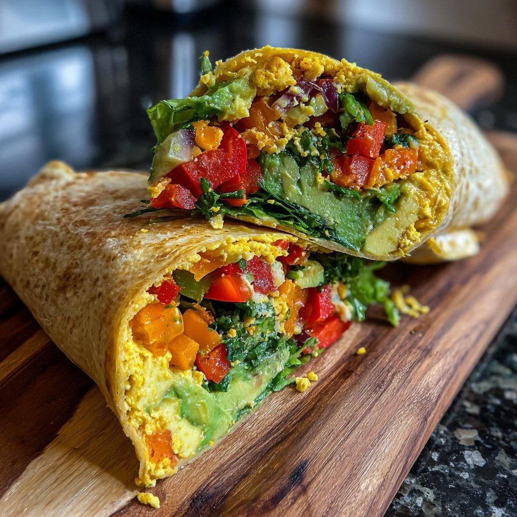 Food Babe Rainbow Veggie Wrap