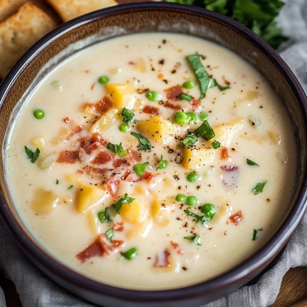 Easy Crockpot Potato Soup