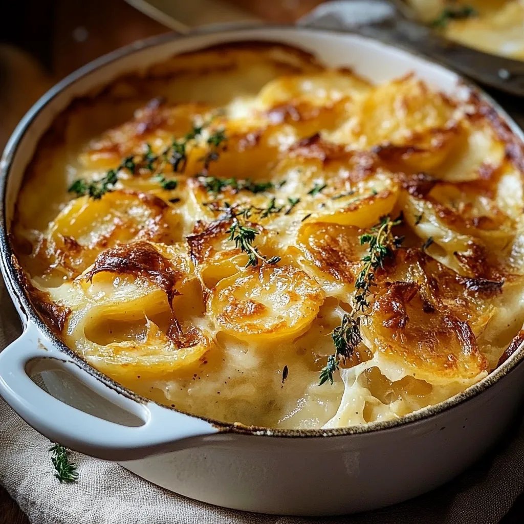 Cheesy French Onion Potato Bake