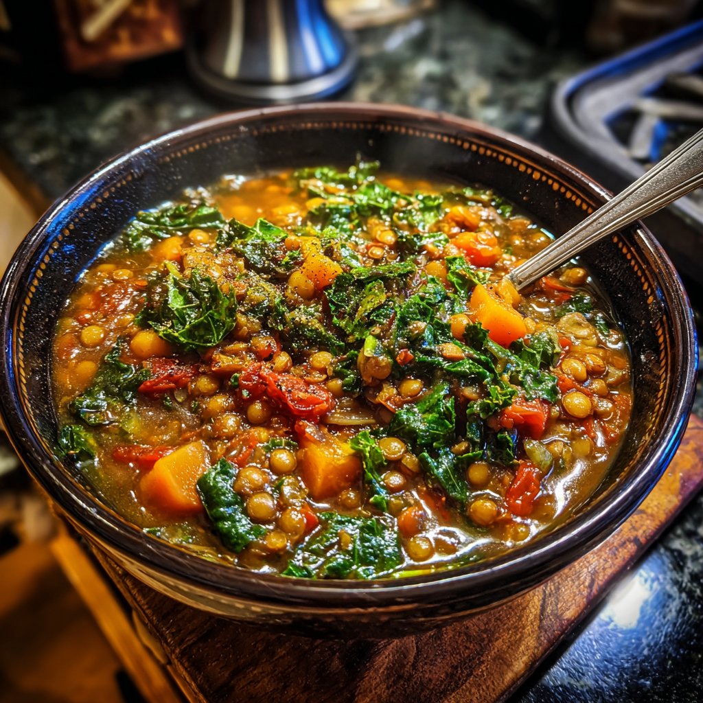 Lentil and Kale Stew