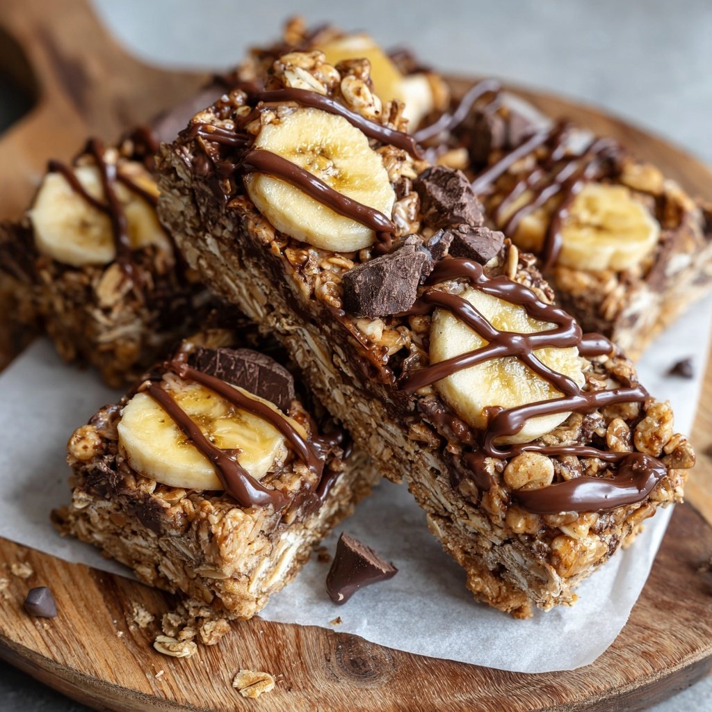 Banana Choco Crunch Bars