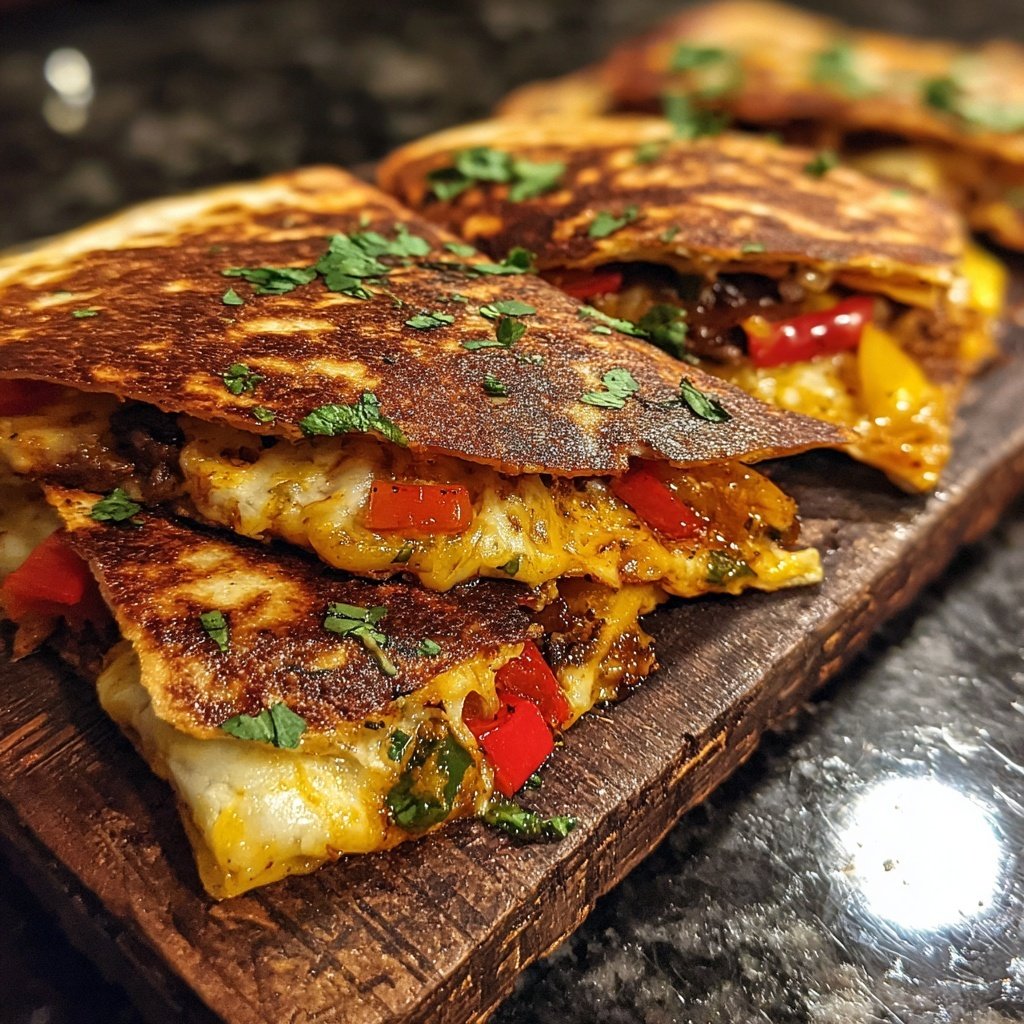 Black Bean Veggie Quesadillas