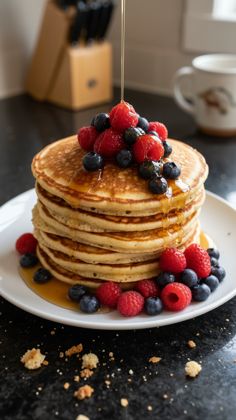 Mixed Berry Pancake Stack