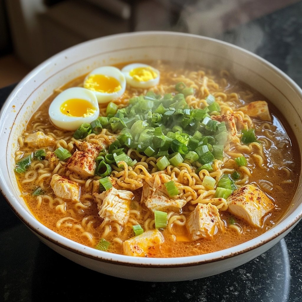 Easy Chicken Ramen Soup