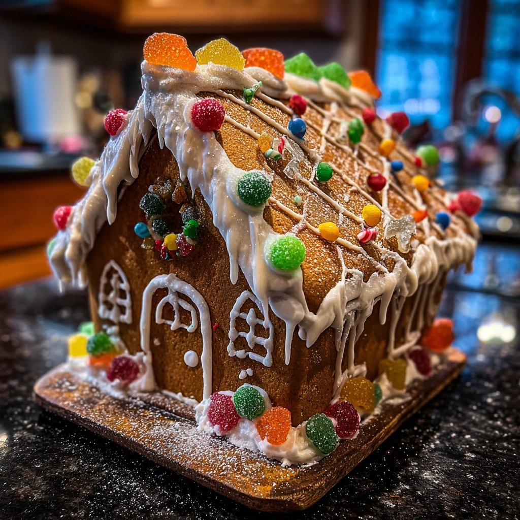 Gingerbread House with Royal Icing