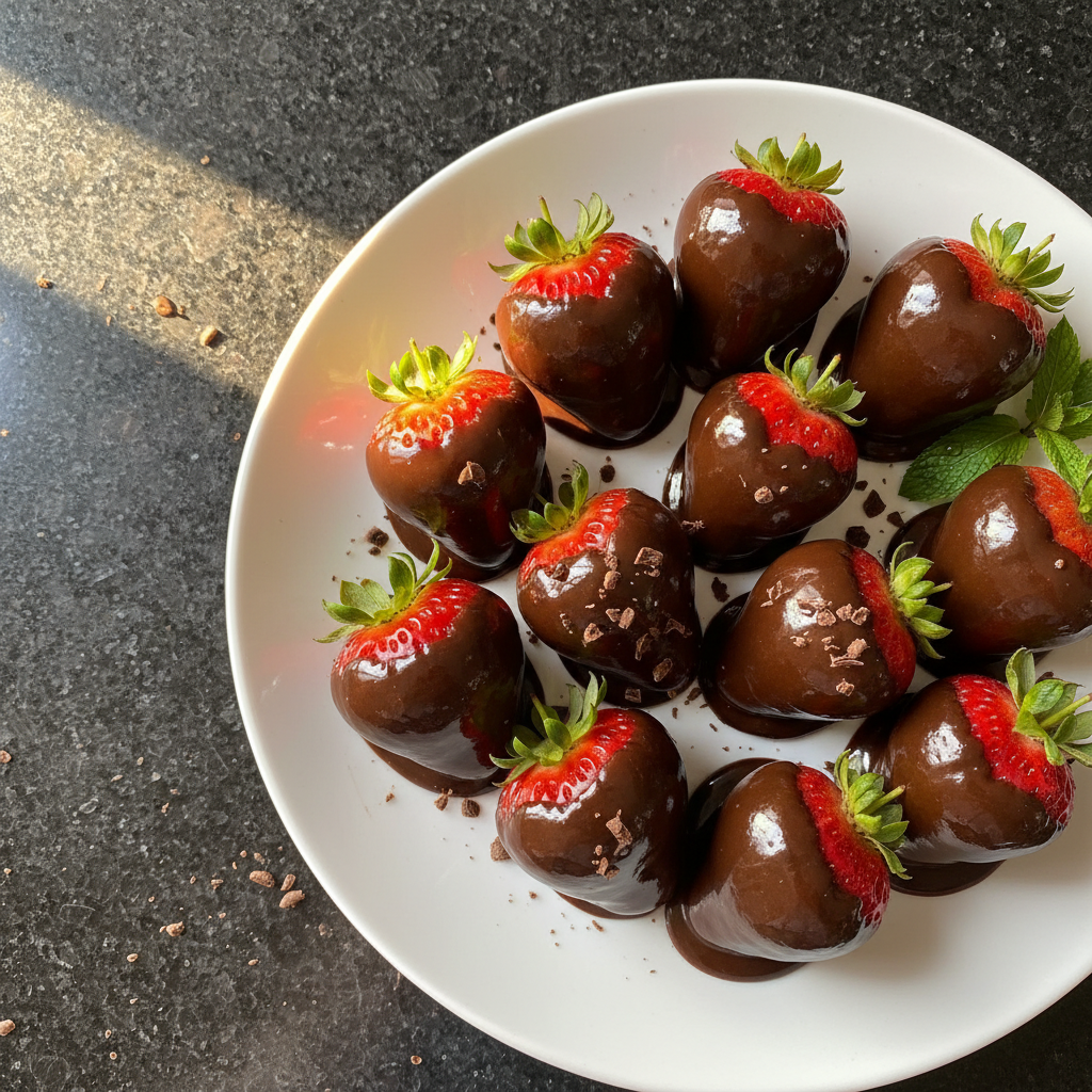 Decadent Chocolate Dipped Strawberries