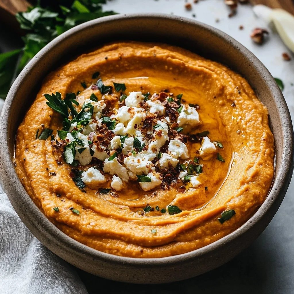 Pumpkin Whipped Feta Dip
