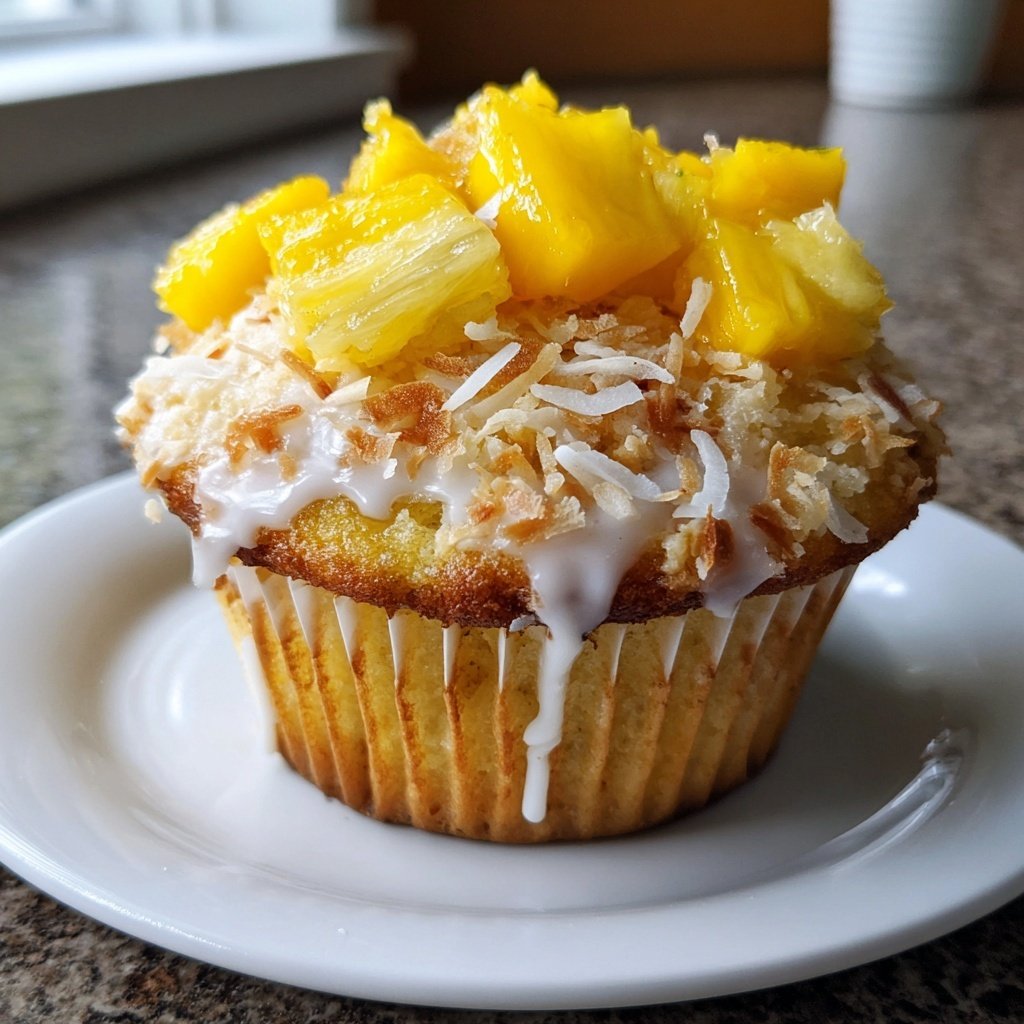 Tropical Fruit Cupcake Fantasy