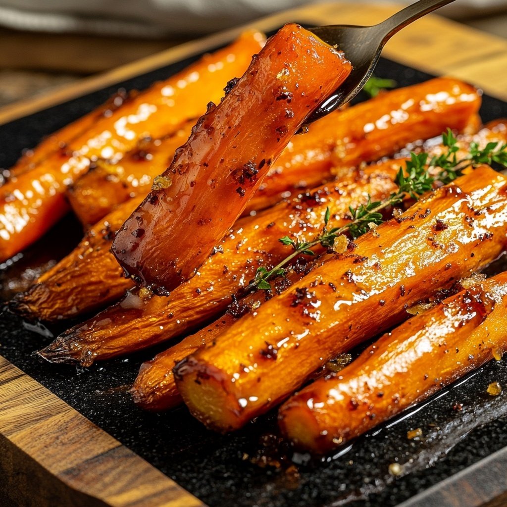 Honey Glazed Carrots with Fresh Thyme