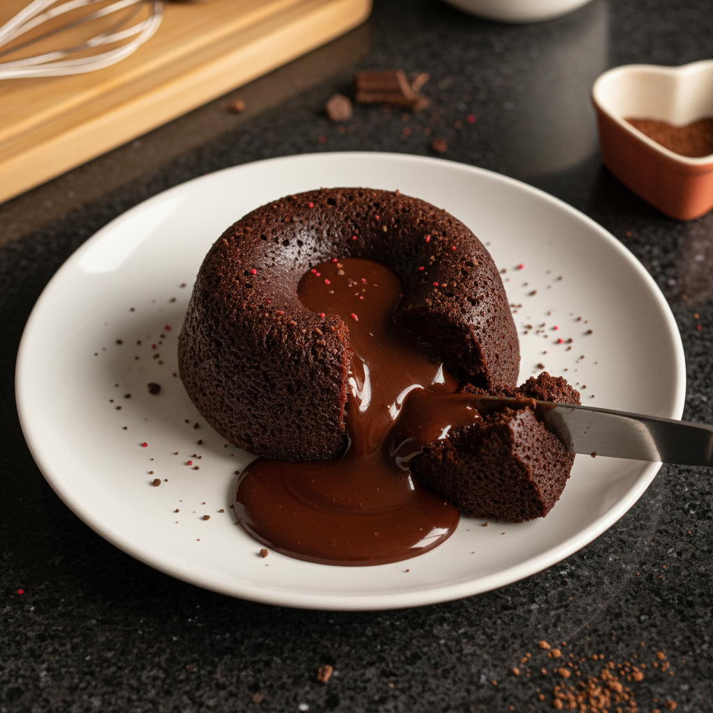 Valentine's Chocolate Lava Cake